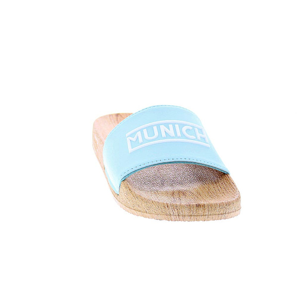 Chanclas Munich zapatos Mujer modelo Flat Slider Verde 