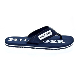 Chanclas Tommy Hilfiger zapatos Hombre modelo Patch Hilfiger Azul 