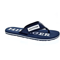 Chanclas Tommy Hilfiger zapatos Hombre modelo Patch Hilfiger Azul  2