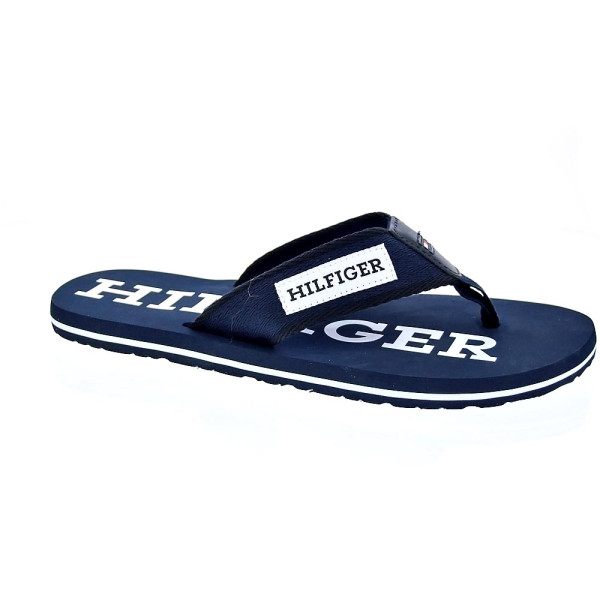 Chanclas Tommy Hilfiger zapatos Hombre modelo Patch Hilfiger Azul 
