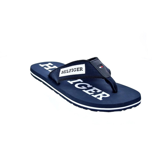 Chanclas Tommy Hilfiger zapatos Hombre modelo Patch Hilfiger Azul 