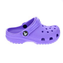 Zuecos Crocs zapatos Niño modelo Classic Clog Violeta 