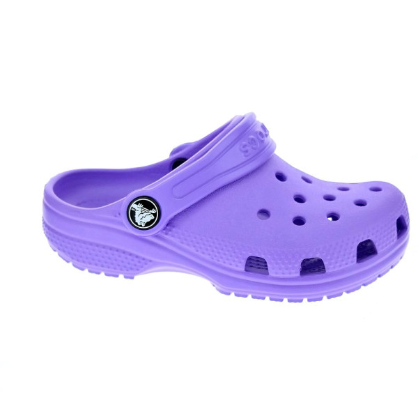 Zuecos Crocs zapatos Niño modelo Classic Clog Violeta 