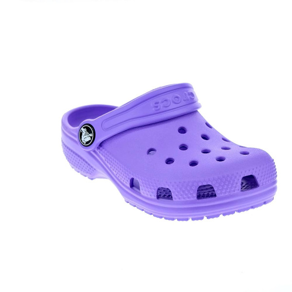 Zuecos Crocs zapatos Niño modelo Classic Clog Violeta 