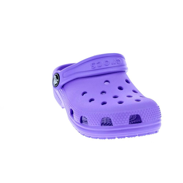 Zuecos Crocs zapatos Niño modelo Classic Clog Violeta 