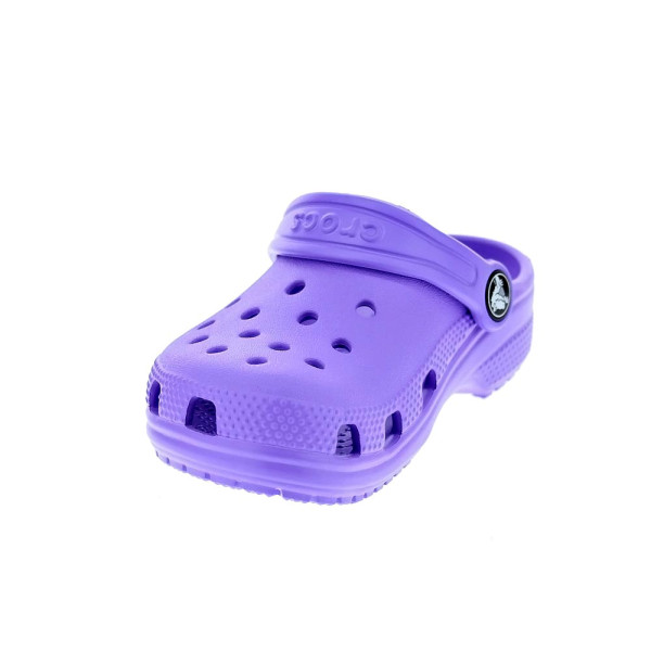 Zuecos Crocs zapatos Niño modelo Classic Clog Violeta 