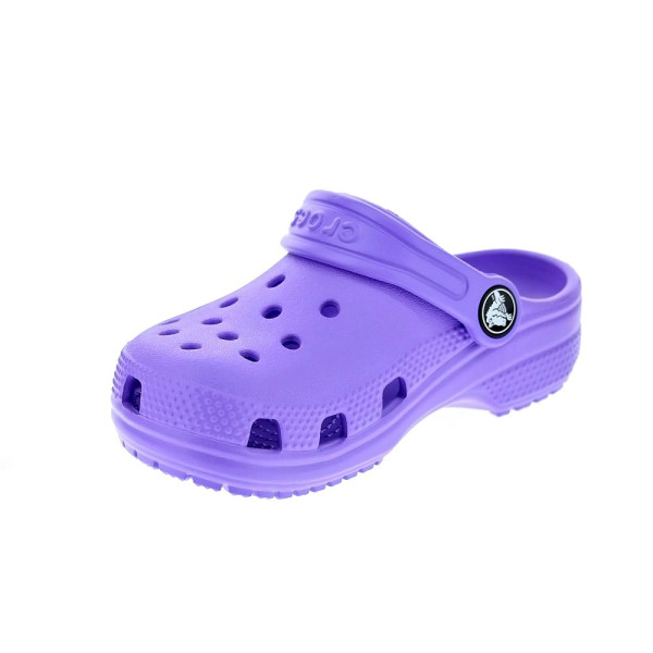 Zuecos Crocs zapatos Niño modelo Classic Clog Violeta 