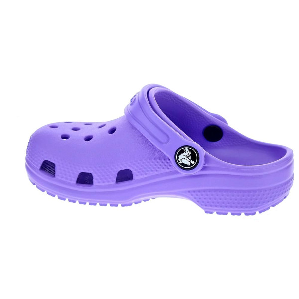 Zuecos Crocs zapatos Niño modelo Classic Clog Violeta 