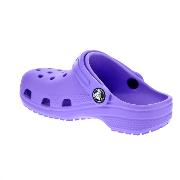 Zuecos Crocs zapatos Niño modelo Classic Clog Violeta 