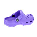 Zuecos Crocs zapatos Niño modelo Classic Clog Violeta 