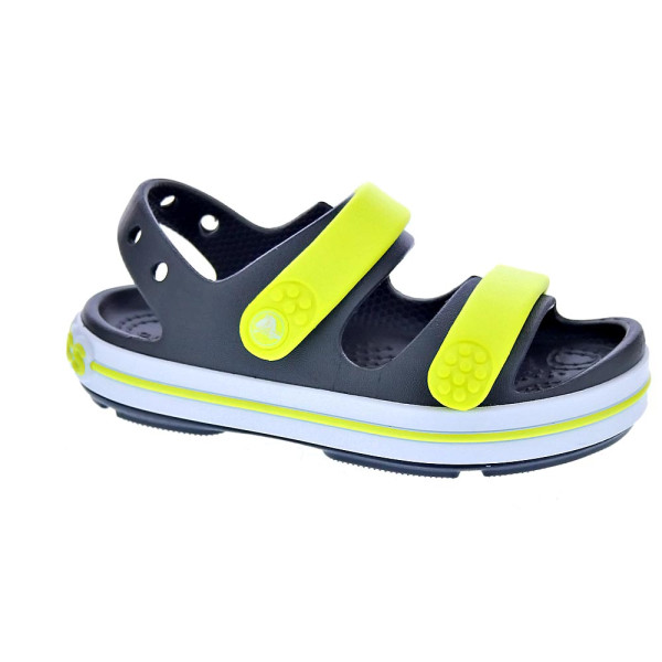 Sandalias Crocs zapatos Niño modelo Crocband Cruiser Gris Velcro