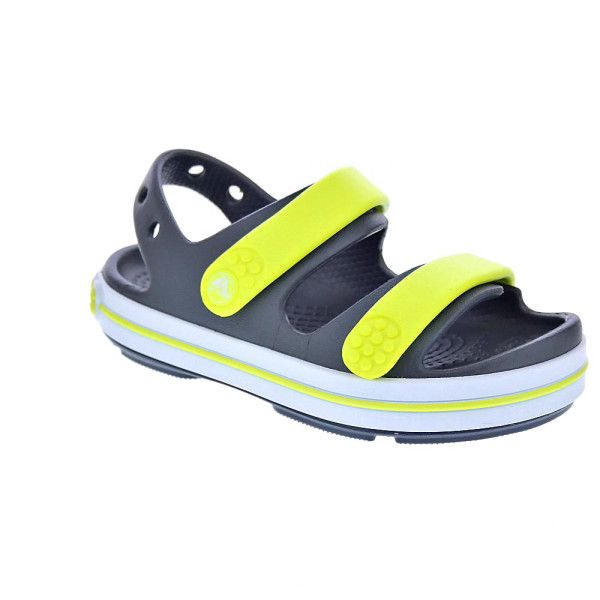 Sandalias Crocs zapatos Niño modelo Crocband Cruiser Gris Velcro