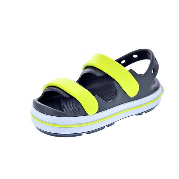 Sandalias Crocs zapatos Niño modelo Crocband Cruiser Gris Velcro