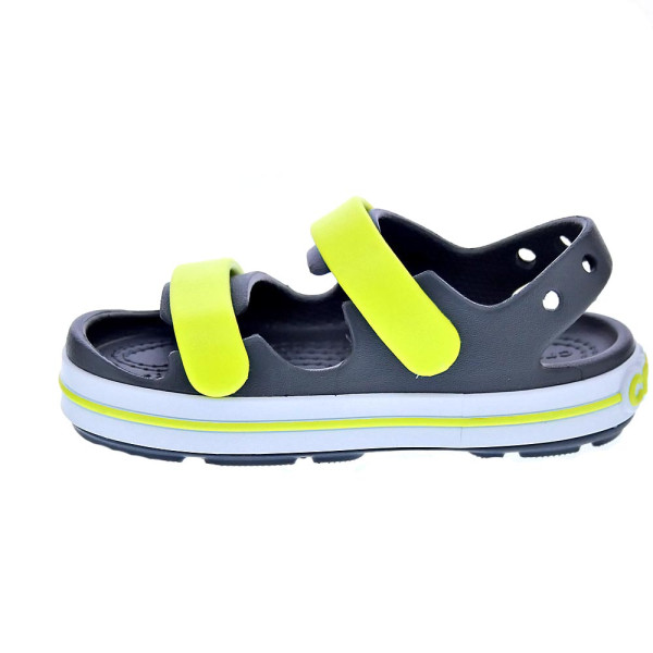 Sandalias Crocs zapatos Niño modelo Crocband Cruiser Gris Velcro