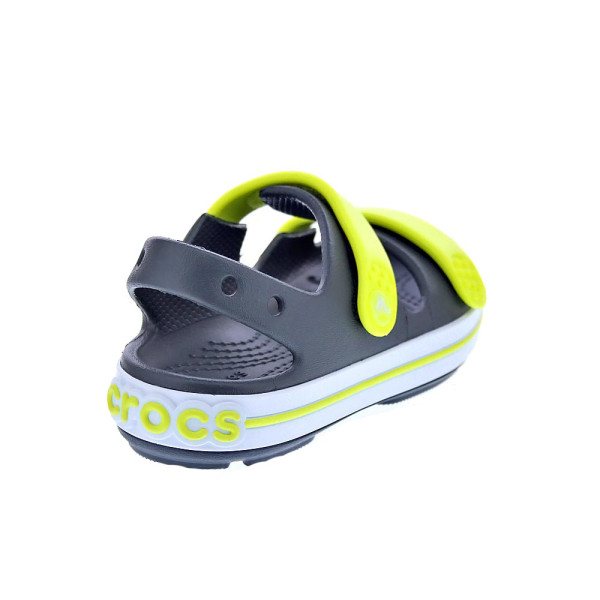 Sandalias Crocs zapatos Niño modelo Crocband Cruiser Gris Velcro