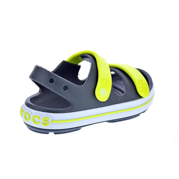 Sandalias Crocs zapatos Niño modelo Crocband Cruiser Gris Velcro