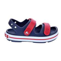 Sandalias Crocs zapatos Niño modelo Crocband Cruiser Azul Velcro