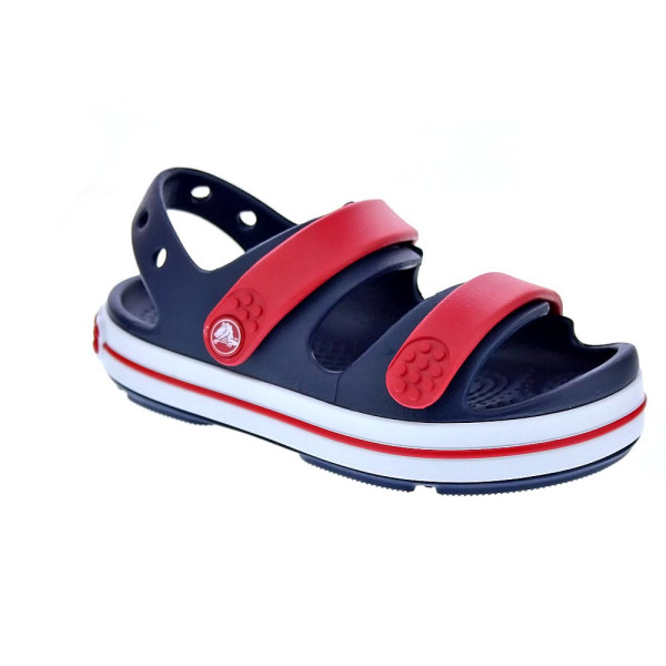 Sandalias Crocs zapatos Niño modelo Crocband Cruiser Azul Velcro