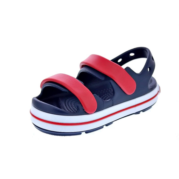 Sandalias Crocs zapatos Niño modelo Crocband Cruiser Azul Velcro