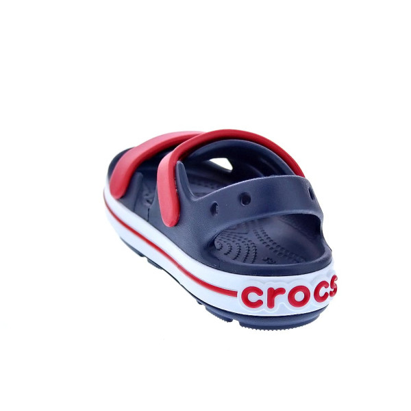 Sandalias Crocs zapatos Niño modelo Crocband Cruiser Azul Velcro