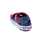 Sandalias Crocs zapatos Niño modelo Crocband Cruiser Azul Velcro
