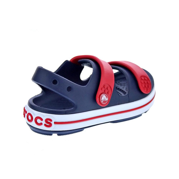 Sandalias Crocs zapatos Niño modelo Crocband Cruiser Azul Velcro