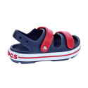 Sandalias Crocs zapatos Niño modelo Crocband Cruiser Azul Velcro