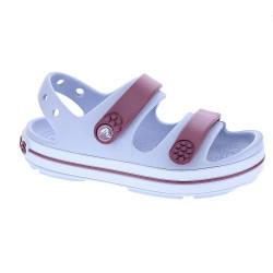 Sandalias Crocs zapatos Niño modelo Crocband Cruiser Blanco Velcro 2