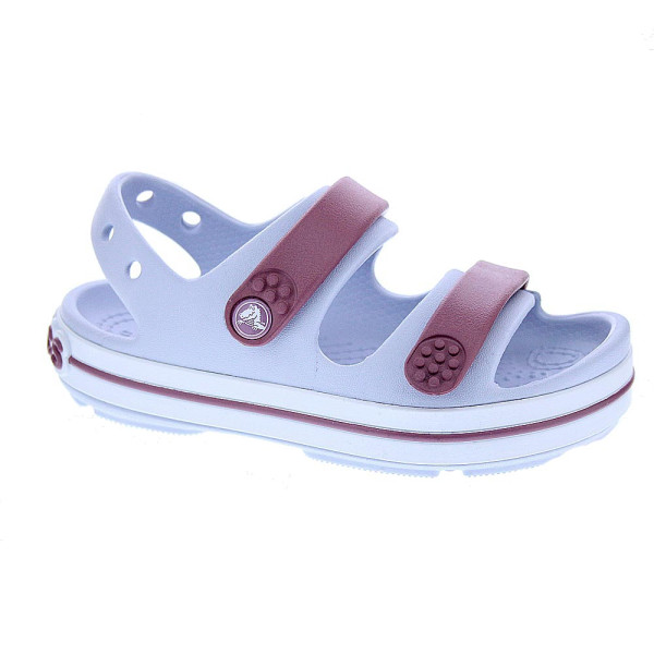 Sandalias Crocs zapatos Niño modelo Crocband Cruiser Blanco Velcro