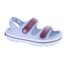 Sandalias Crocs zapatos Niño modelo Crocband Cruiser Blanco Velcro