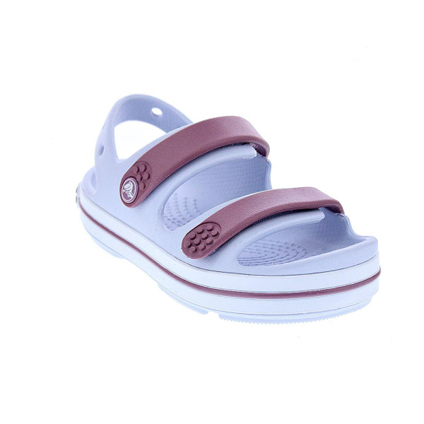 Sandalias Crocs zapatos Niño modelo Crocband Cruiser Blanco Velcro