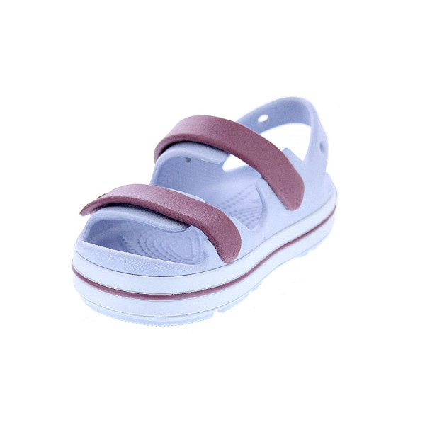 Sandalias Crocs zapatos Niño modelo Crocband Cruiser Blanco Velcro