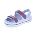 Sandalias Crocs zapatos Niño modelo Crocband Cruiser Blanco Velcro