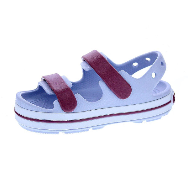 Sandalias Crocs zapatos Niño modelo Crocband Cruiser Blanco Velcro