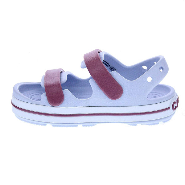Sandalias Crocs zapatos Niño modelo Crocband Cruiser Blanco Velcro