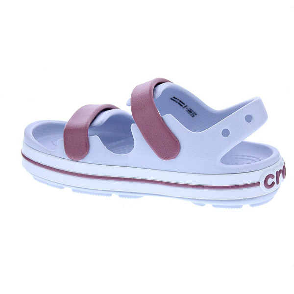 Sandalias Crocs zapatos Niño modelo Crocband Cruiser Blanco Velcro