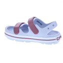 Sandalias Crocs zapatos Niño modelo Crocband Cruiser Blanco Velcro
