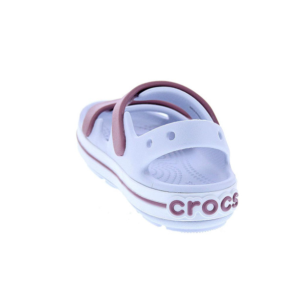 Sandalias Crocs zapatos Niño modelo Crocband Cruiser Blanco Velcro