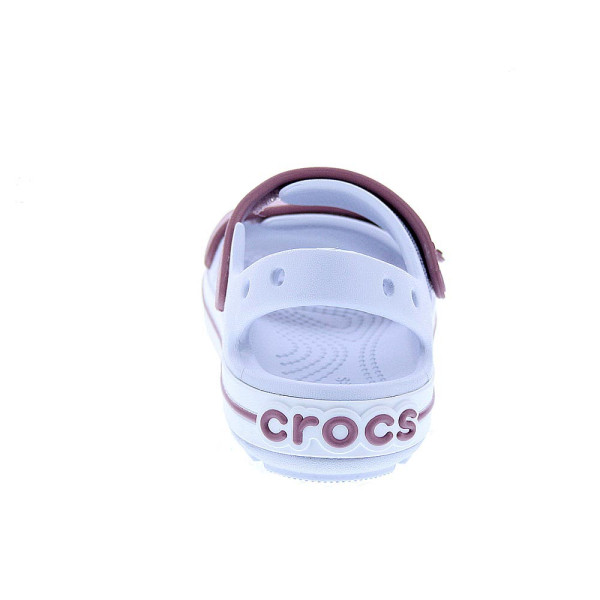 Sandalias Crocs zapatos Niño modelo Crocband Cruiser Blanco Velcro