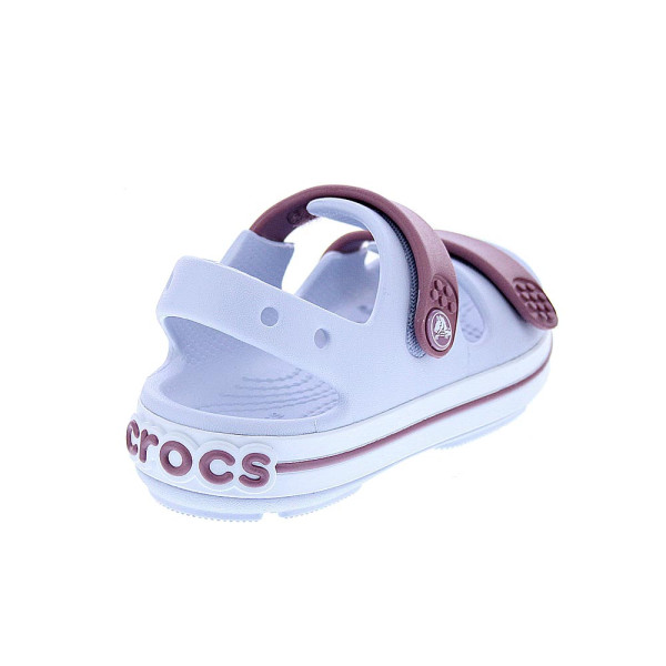 Sandalias Crocs zapatos Niño modelo Crocband Cruiser Blanco Velcro