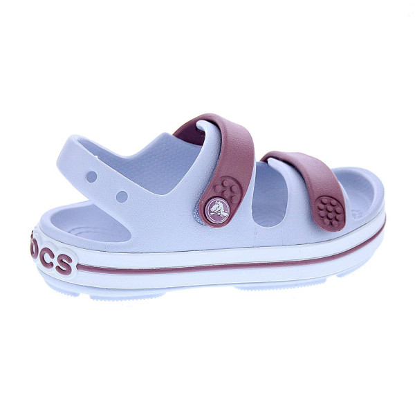 Sandalias Crocs zapatos Niño modelo Crocband Cruiser Blanco Velcro