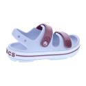 Sandalias Crocs zapatos Niño modelo Crocband Cruiser Blanco Velcro