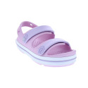 Sandalias Crocs zapatos Niña modelo Crocband Cruiser Rosa Velcro