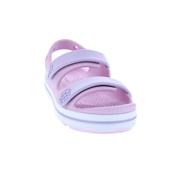 Sandalias Crocs zapatos Niña modelo Crocband Cruiser Rosa Velcro