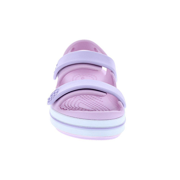 Sandalias Crocs zapatos Niña modelo Crocband Cruiser Rosa Velcro