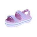 Sandalias Crocs zapatos Niña modelo Crocband Cruiser Rosa Velcro