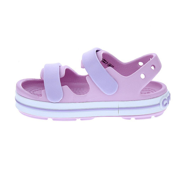 Sandalias Crocs zapatos Niña modelo Crocband Cruiser Rosa Velcro