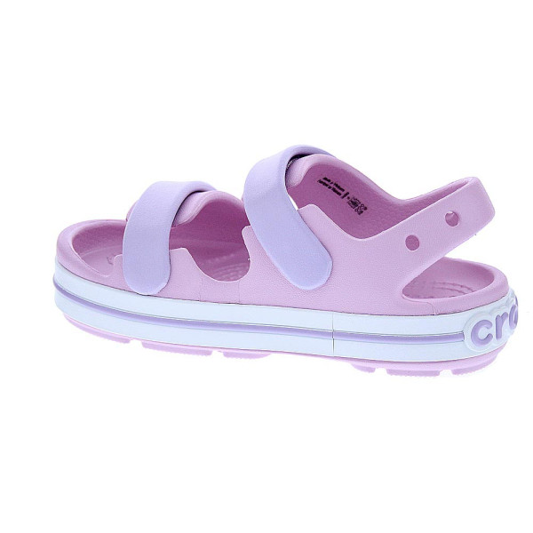 Sandalias Crocs zapatos Niña modelo Crocband Cruiser Rosa Velcro