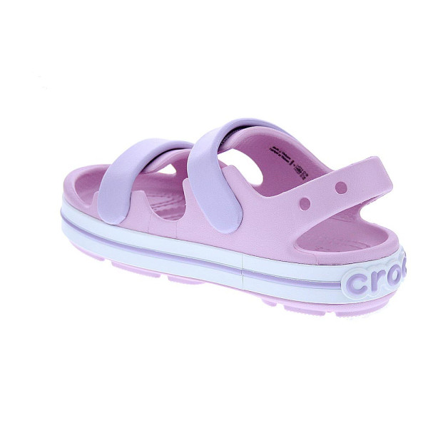 Sandalias Crocs zapatos Niña modelo Crocband Cruiser Rosa Velcro