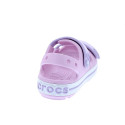 Sandalias Crocs zapatos Niña modelo Crocband Cruiser Rosa Velcro